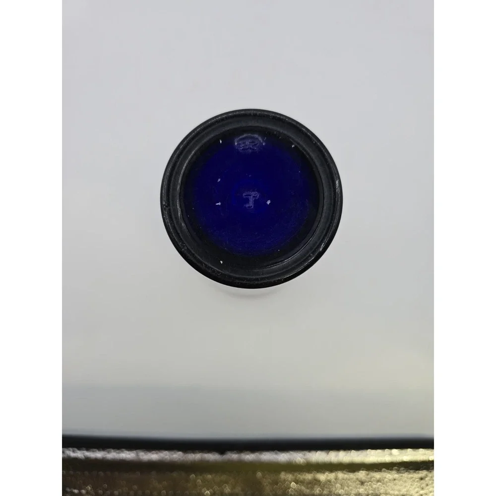 GLASS CANADIAN LABATT BLUE COBALT BEER GLASS TUMBLER Beer